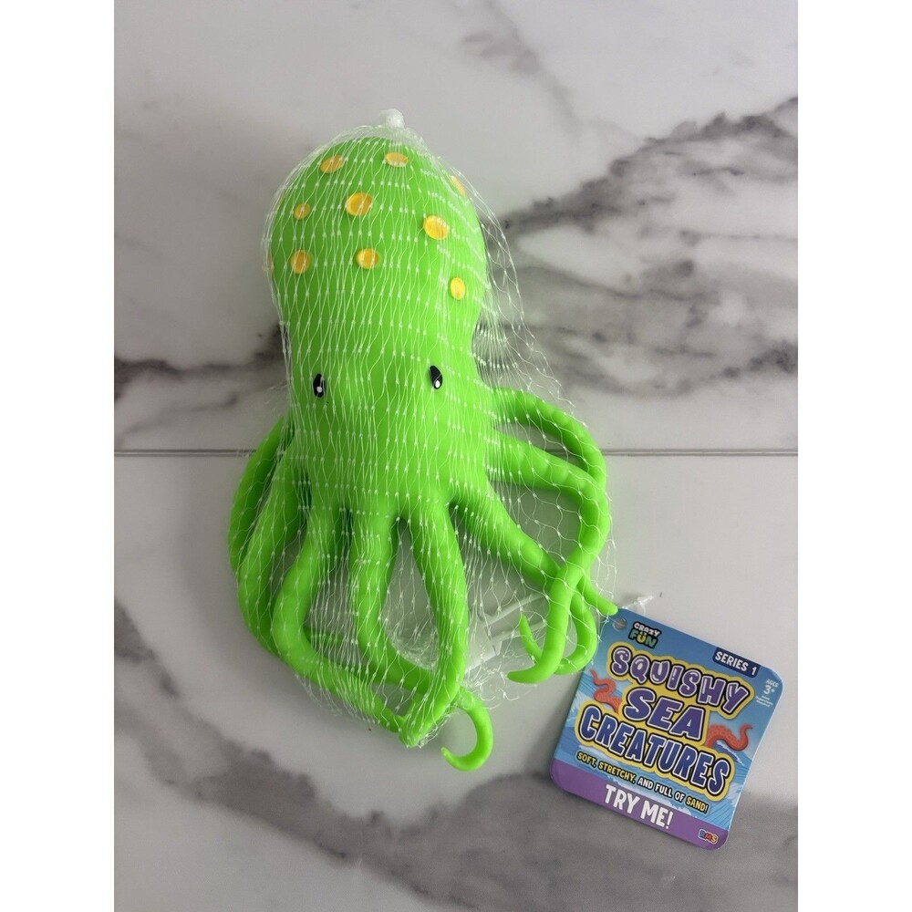 Crazy Fun Five Below Squish Sea Creatures GREEN